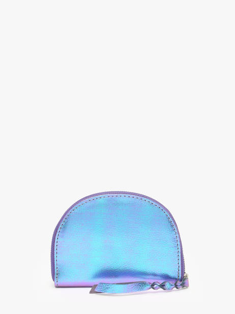 Portemonnee Manon Scarabée Leder Paul marius Blauw scarabee MANONSCA ander zicht 2